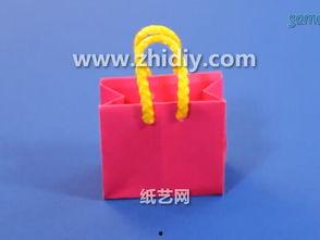 网红购物袋怎么折纸,轻松学会制作时尚便携袋